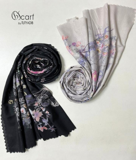 Kerudung Giscarf by tutyadib Motif rohana kudus