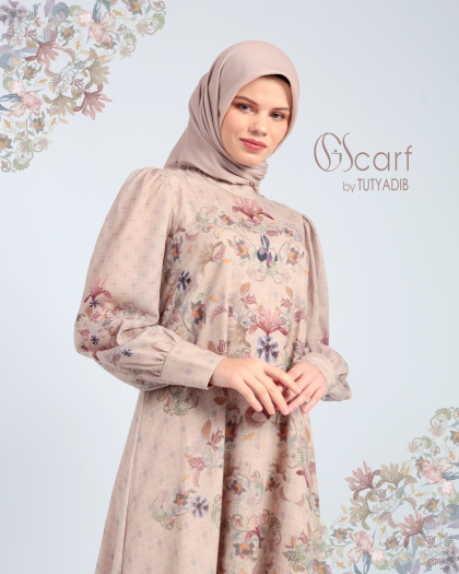 Dress Giscarf by Tuty Adib (Abaya Irish Usbex Taffee)