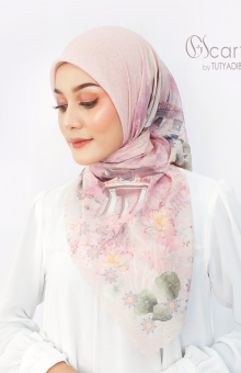 Kerudung GiScarf by TutyAdib Motif HANOI VIETNAM SERIES