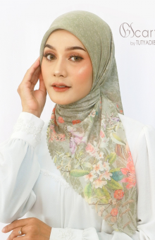 Kerudung Giscarf Motif Bac Son Vietnam Series